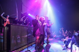 Ibiza EDM DJ Duo The Aristofreeks and Female Vocal Trio Next Step (Norma Jean Wright, Alfa Anderson and Luci Martin) at LIGHT Nightclub, Mandalay Bay Hotel & Casino May 6  Photo Credit: © Edison Graff.