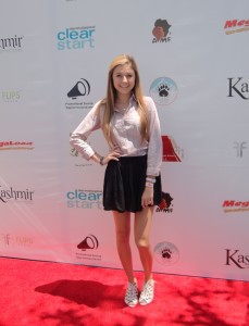 Alana Lee on the red carpet at the Style Lounge Gifting Suite in honor of the Teen Choice Awards