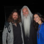 Rising country singer Marthia Sides with fellow rising country artist Jamey Johnson (left) and William Lee Golden of The Oak Ridge Boys (right) at Alabama Music Hall Of Fame 13th Induction Banquet and Awards Show on March 25.