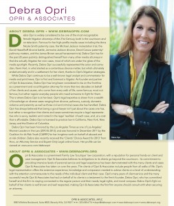 Debra Opri is one of LA Times' 2013 Women Leaders in Law