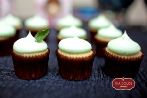 Mint Julep Cupcakes -
