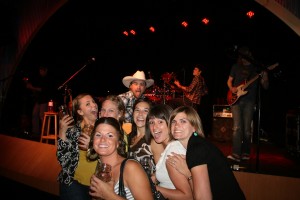 PHOTO CAPTION: Rising country singer-songwriter Shane Wyatt with fans at the opening night of Toby Keith’s I Love This Bar & Grill in St. Louis Park, Minn., on June 4.