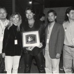 Steve Levesque and the crew with Billy Ray Cyrus