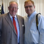 Steve with the Mayor of Las Vegas Oscar Goodman.