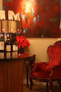 Interior of 320 Wine Lounge